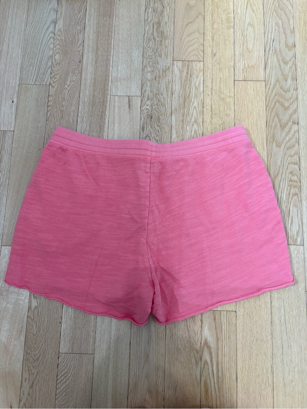 Crew NWT Vintage Cotton Terry Cutoff Shorts Tuscan Coral XL Coastal - Picture 4 of 8